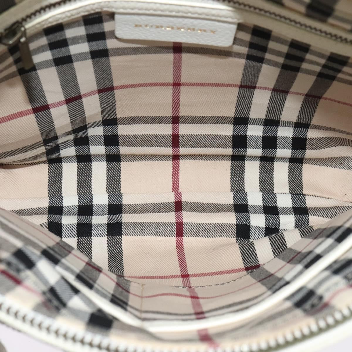 Burberry Shoulder Bag Leather, WHITE, LEATHER, Shoulder bag