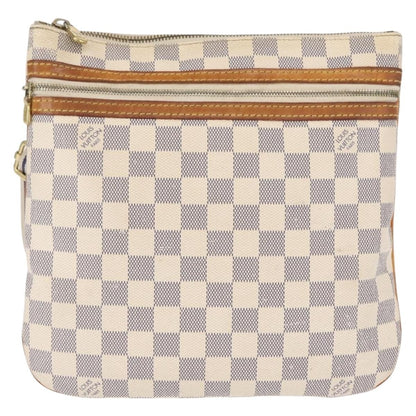 Louis Vuitton Bosphore Pochette Damier, WHITE, CANVAS, Shoulder bag