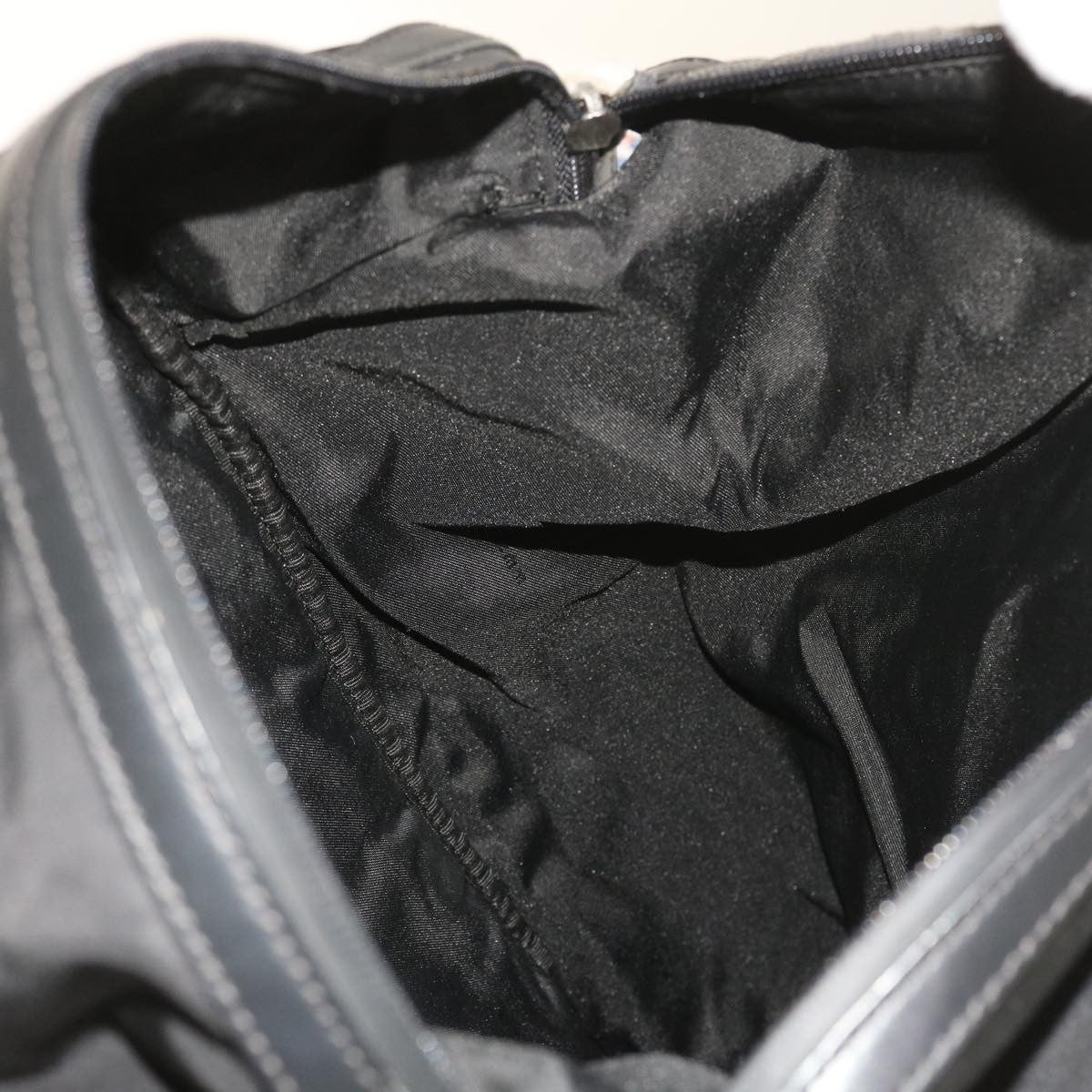 Fendi Front Pocket Monster Backpack Nylon and Leather, BLACK, NYLON, Backpack