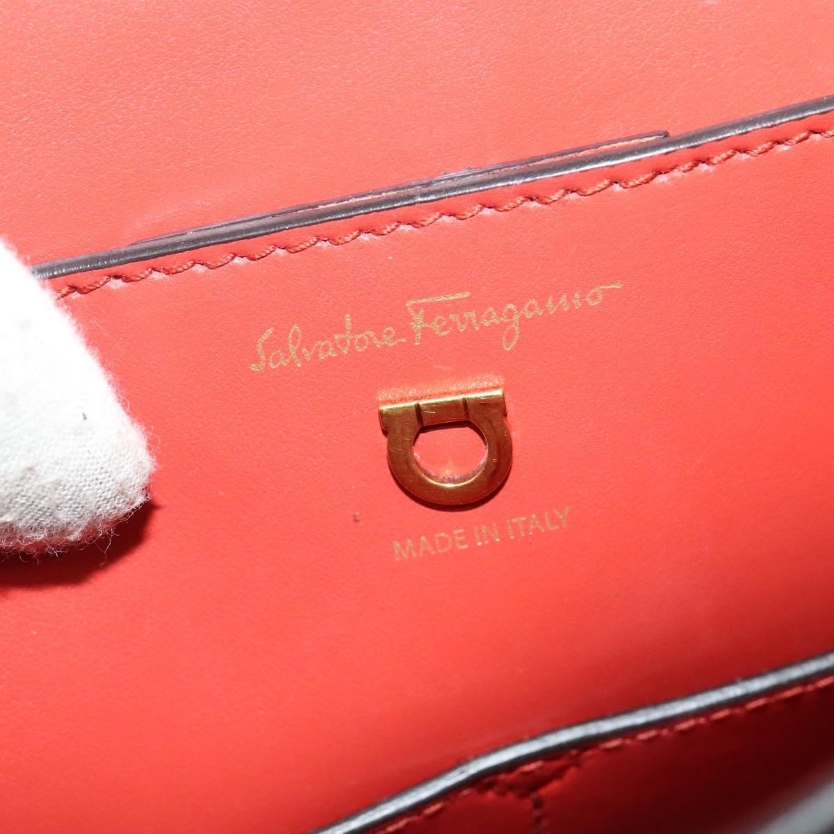 Salvatore Ferragamo Margot Satchel Leather, RED, LEATHER, Handbag