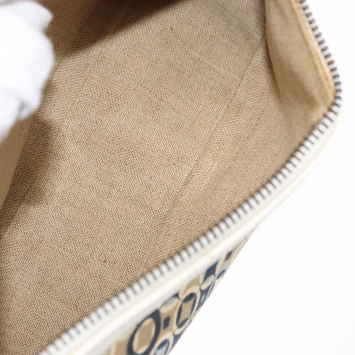 Celine Vintage Pochette Shoulder Bag Canvas, NAVY, CANVAS, Clutche & pouche