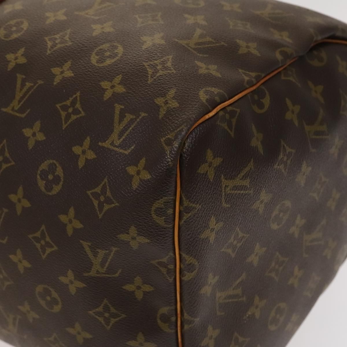 Louis Vuitton Keepall Bag Monogram Canvas, BROWN, CANVAS, Travel bag