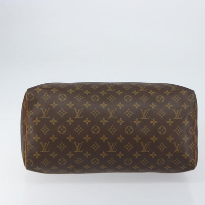 Louis Vuitton Speedy Handbag Monogram Canvas, BROWN, CANVAS, Handbag
