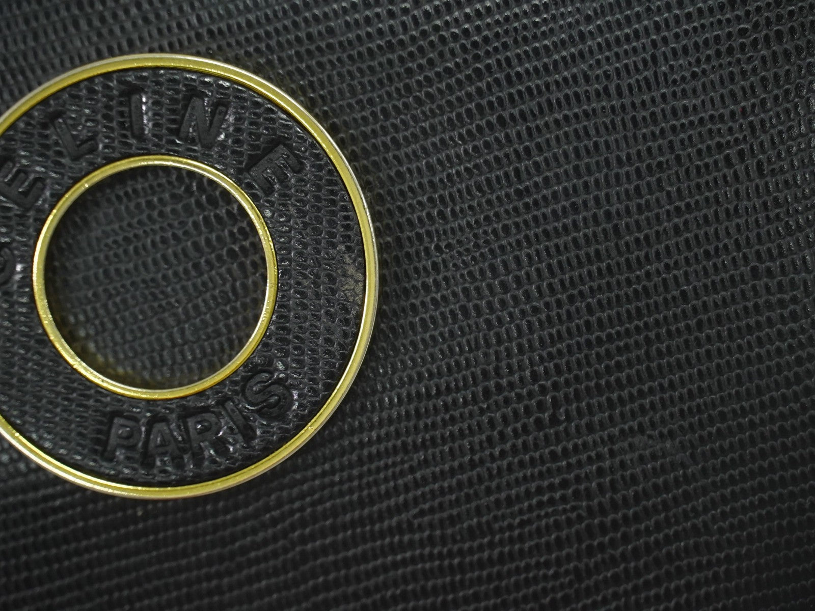 Celine Shoulder Bag Leather, BLACK, LEATHER, Shoulder bag