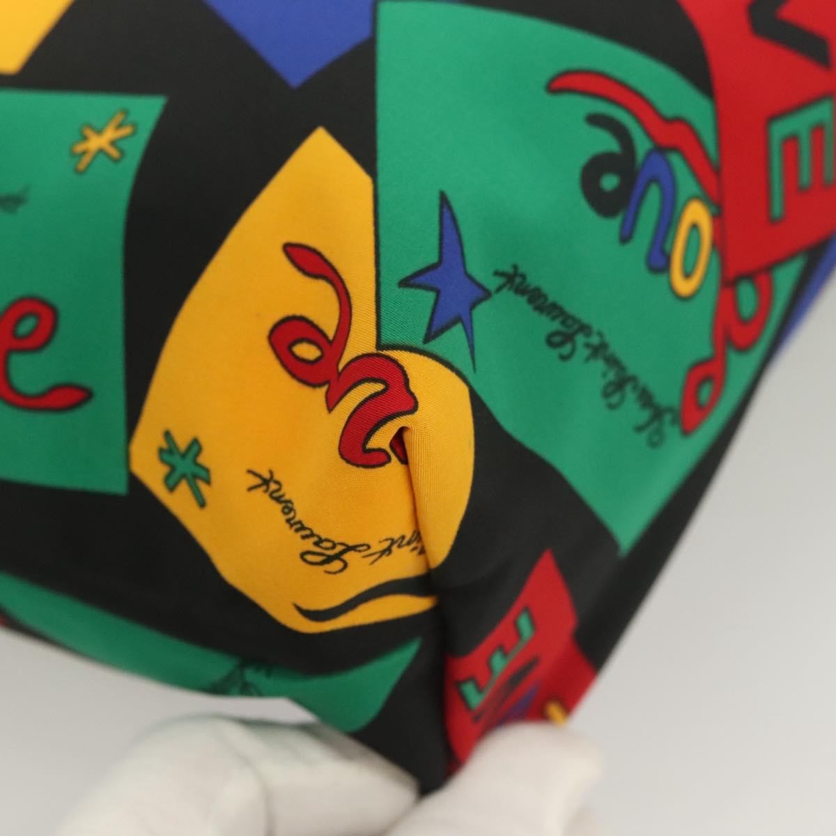 Saint Laurent Zipped Pouch Printed Python, MULTICOLOUR, NYLON, Clutche & pouche