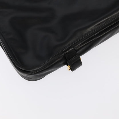 Loewe Anagram handbag Leather, BLACK, LEATHER, Travel bag