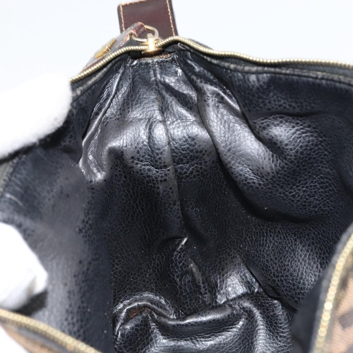 Fendi Vanity Clutch Canvas, BLACK, CANVAS, Clutche & pouche