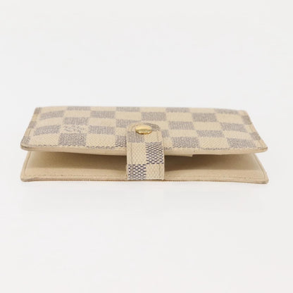 Louis Vuitton Agenda Cover Damier Azur, BEIGE, CANVAS, Toiletry Case