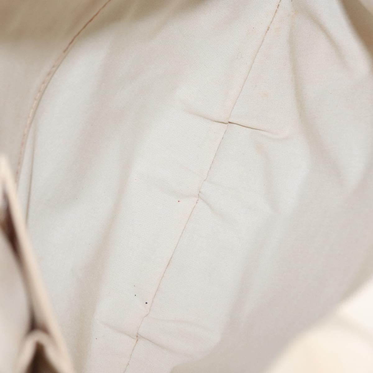 Louis Vuitton Marina Handbag Mini Lin Croisette, BEIGE, CANVAS, Handbag