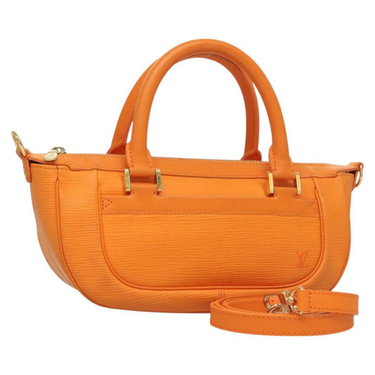 Louis Vuitton Danura Handbag Epi, ORANGE, LEATHER, Handbag