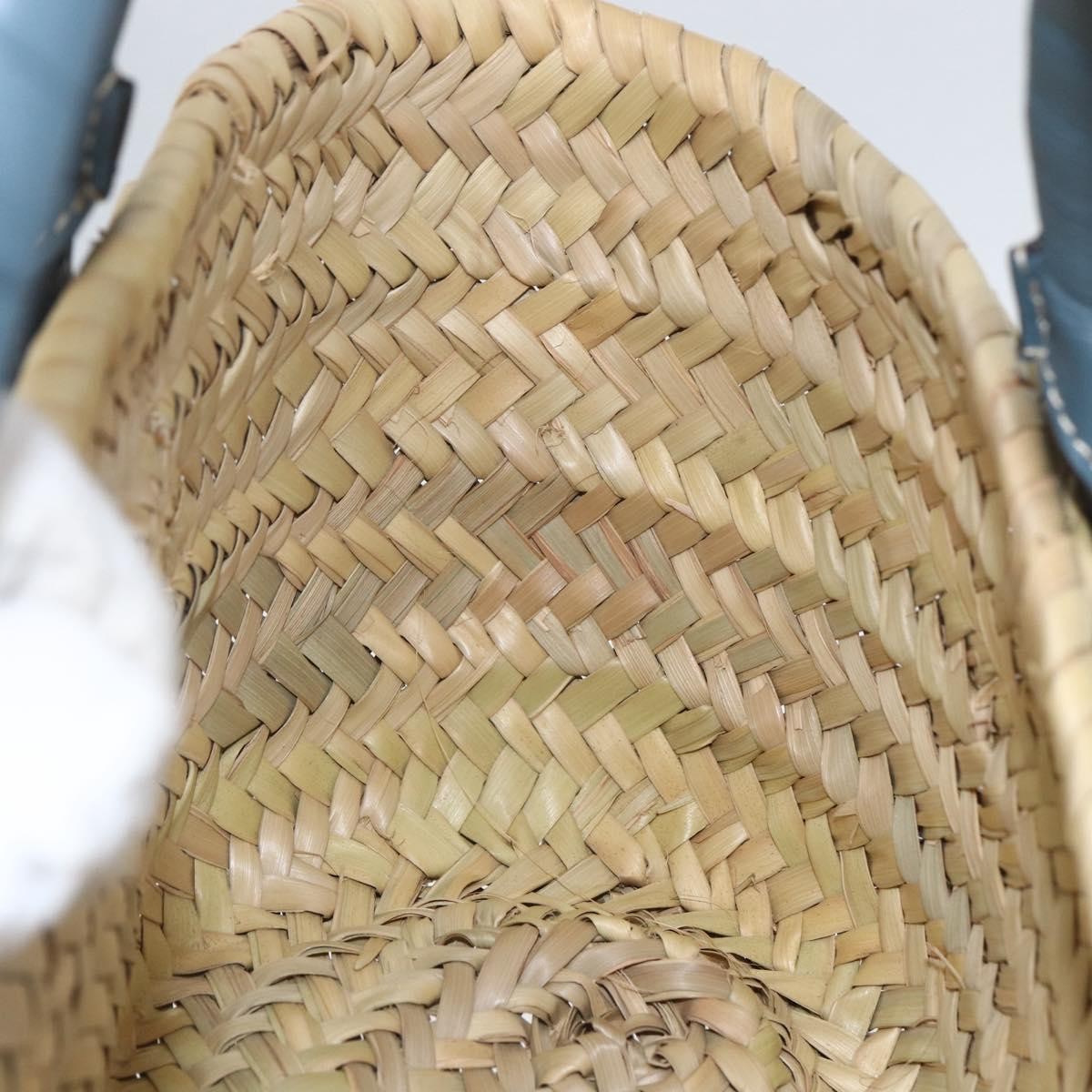 Chloe Marcie Basket Bag Raffia, Beige, Wicker, Tote Bag