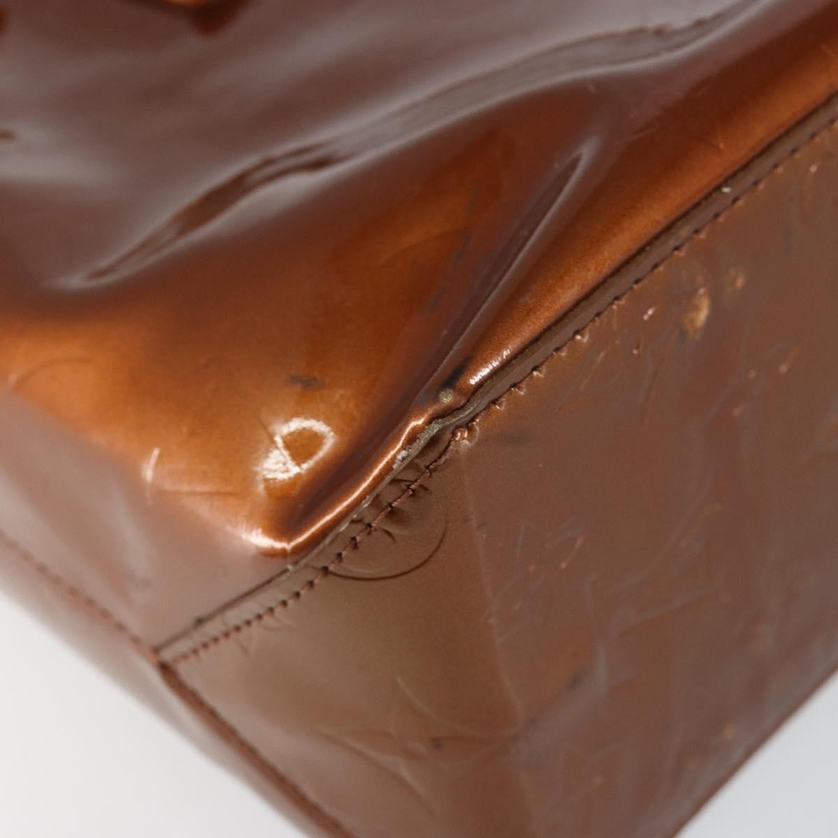 Louis Vuitton Reade Handbag Monogram Vernis, BROWN, PATENT_LEATHER, Handbag