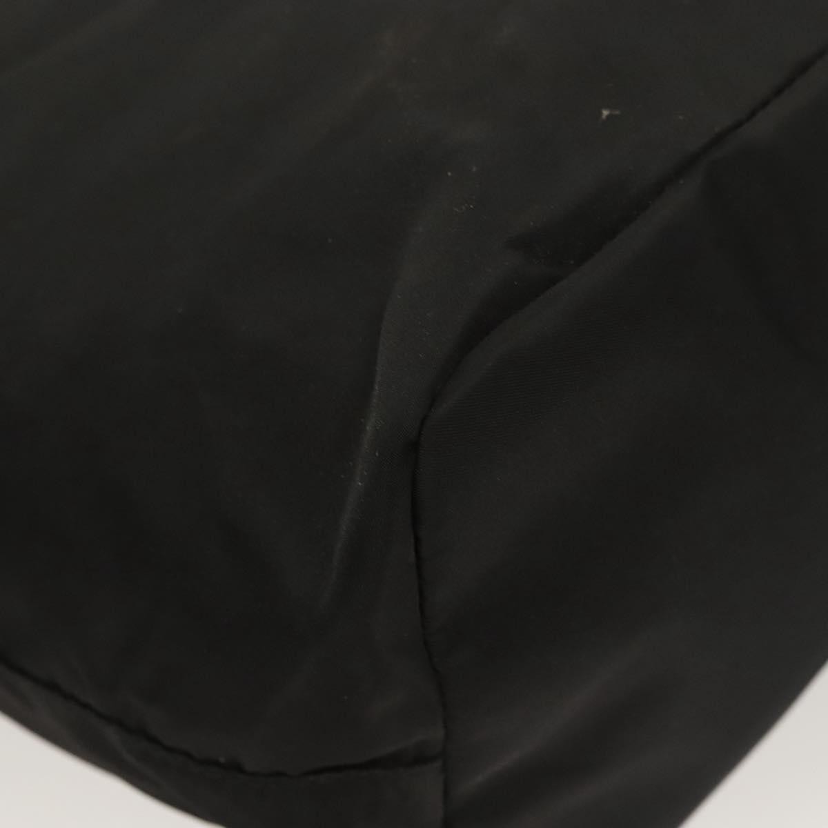 Prada Metal Handles Tote Tessuto, BLACK, NYLON, Handbag