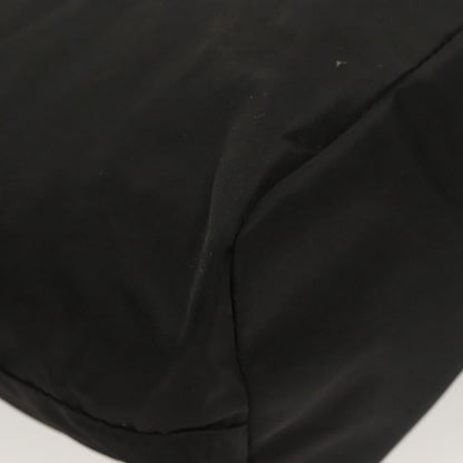 Prada Metal Handles Tote Tessuto, BLACK, NYLON, Handbag