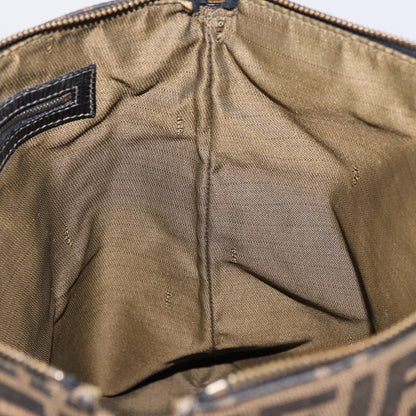 Fendi Zucca Tote bag Canvas, BLACK, CANVAS, Tote bag