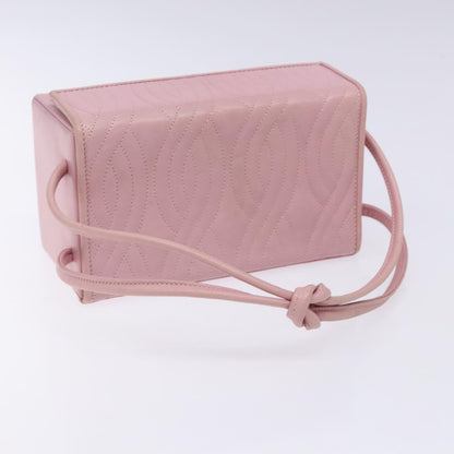 Fendi Classic Box Bag Leather, PINK, LEATHER, Handbag