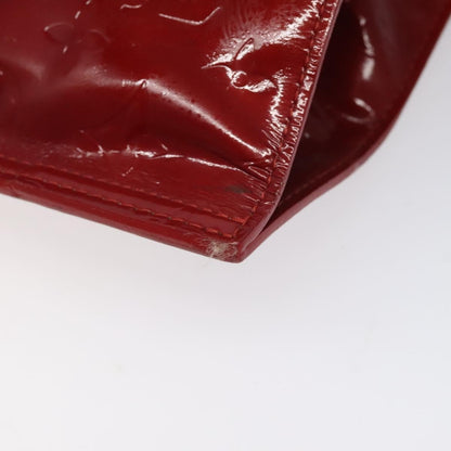 Louis Vuitton Stanton Handbag Monogram Vernis, RED, PATENT_LEATHER, Tote bag