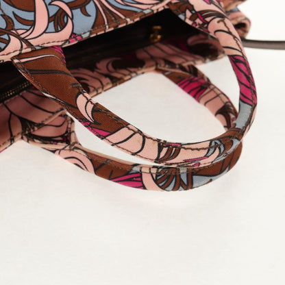 Prada Canapa Open Tote Canvas, MULTICOLOUR, CANVAS, Tote bag