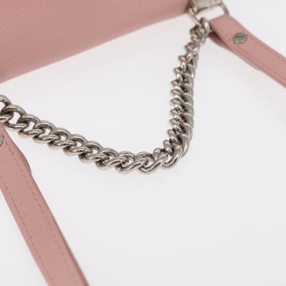 Louis Vuitton Lockme II Handbag Leather, PINK, LEATHER, Shoulder bag