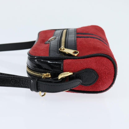 Gucci Ophidia Shoulder Bag Suede, RED, SUEDE, Shoulder bag