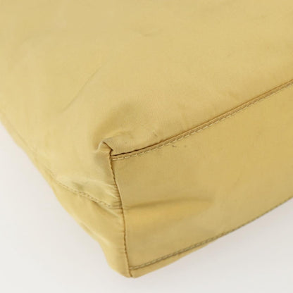 Prada Vintage Tote Tessuto, YELLOW, NYLON, Tote bag