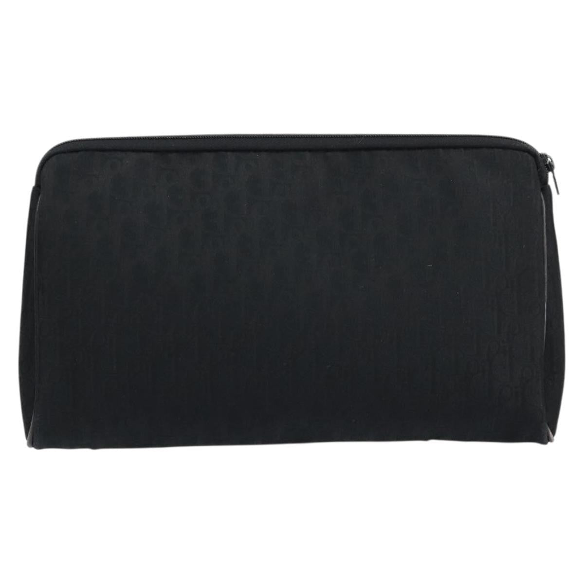 Christian Dior Trotter pouch Diorissimo Canvas, BLACK, CANVAS, Clutche & pouche