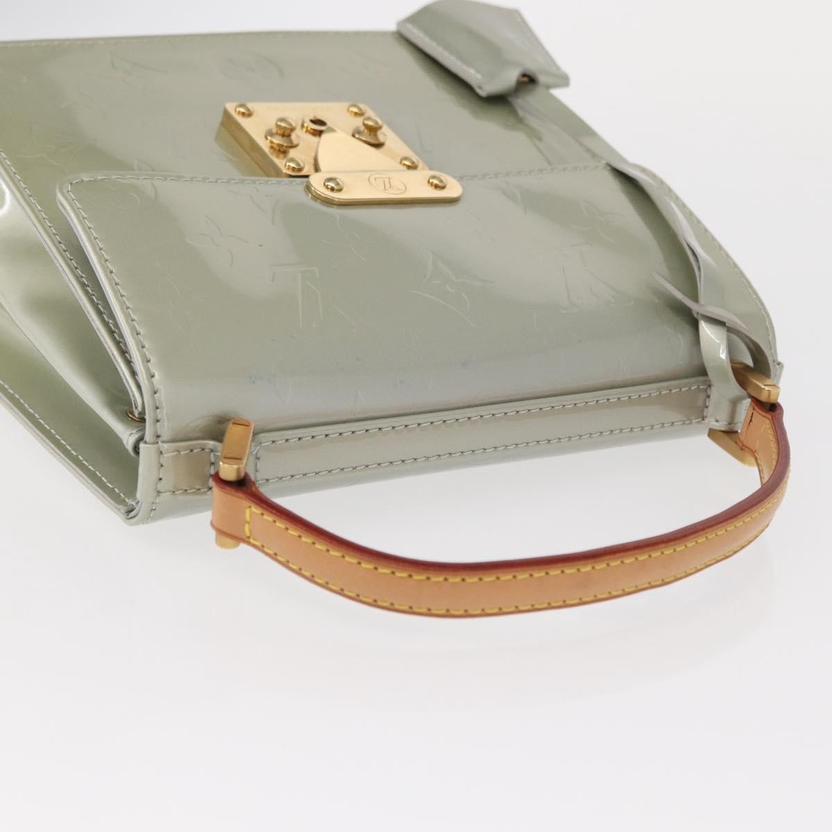 Louis Vuitton Spring Street Handbag Monogram Vernis, GRAY, PATENT_LEATHER, Handbag