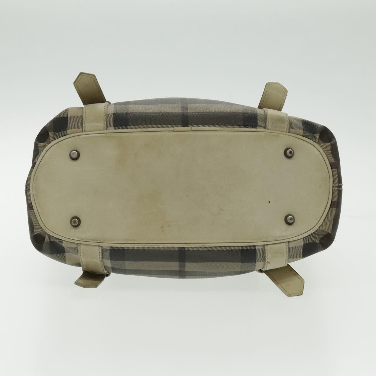 Burberry Nova Check Handbag Nova Check Canvas and leather, BEIGE, CANVAS, Handbag