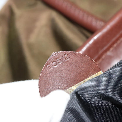 Celine Vintage Macadam Handbag Macadam, KHAKI, NYLON, Handbag