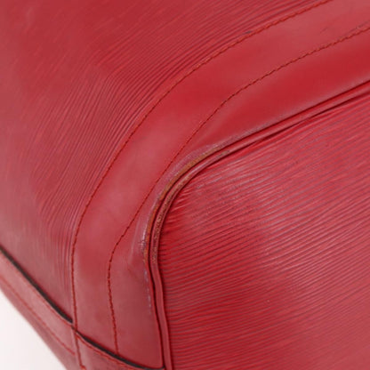 Louis Vuitton Noe Shoulder bag Leather, RED, LEATHER, Shoulder bag