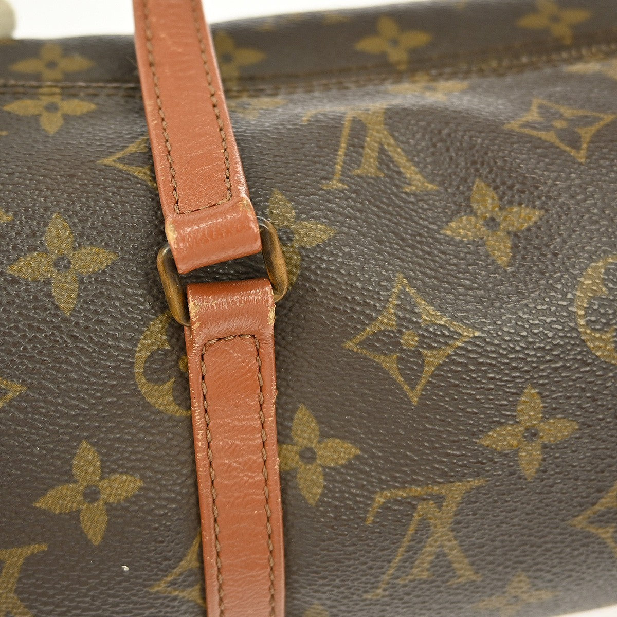 Louis Vuitton Papillon Handbag Monogram Canvas, BROWN, CANVAS, Handbag