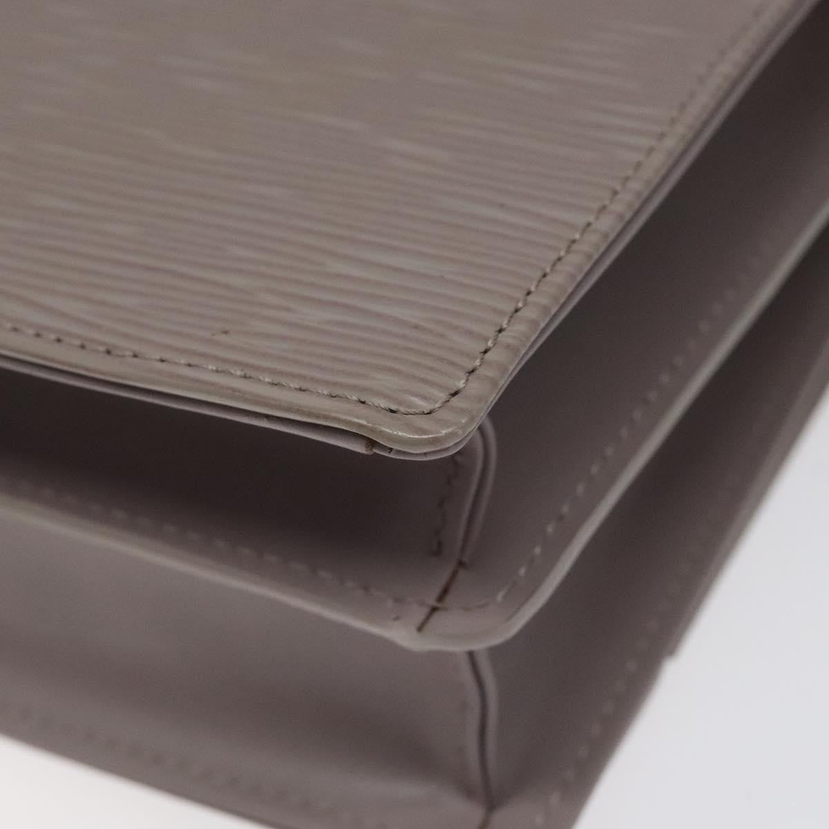 Louis Vuitton Biarritz Shoulder Bag Epi Leather, GRAY, LEATHER, Shoulder bag