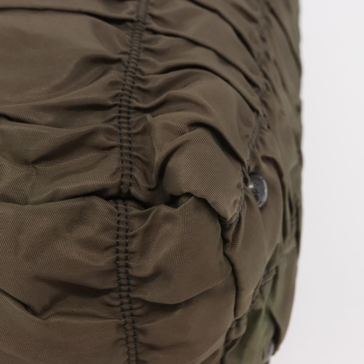 Prada Gaufre Convertible Hobo Tessuto, GRAY, NYLON, Shoulder bag