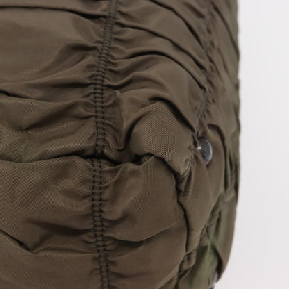 Prada Gaufre Convertible Hobo Tessuto, GRAY, NYLON, Shoulder bag