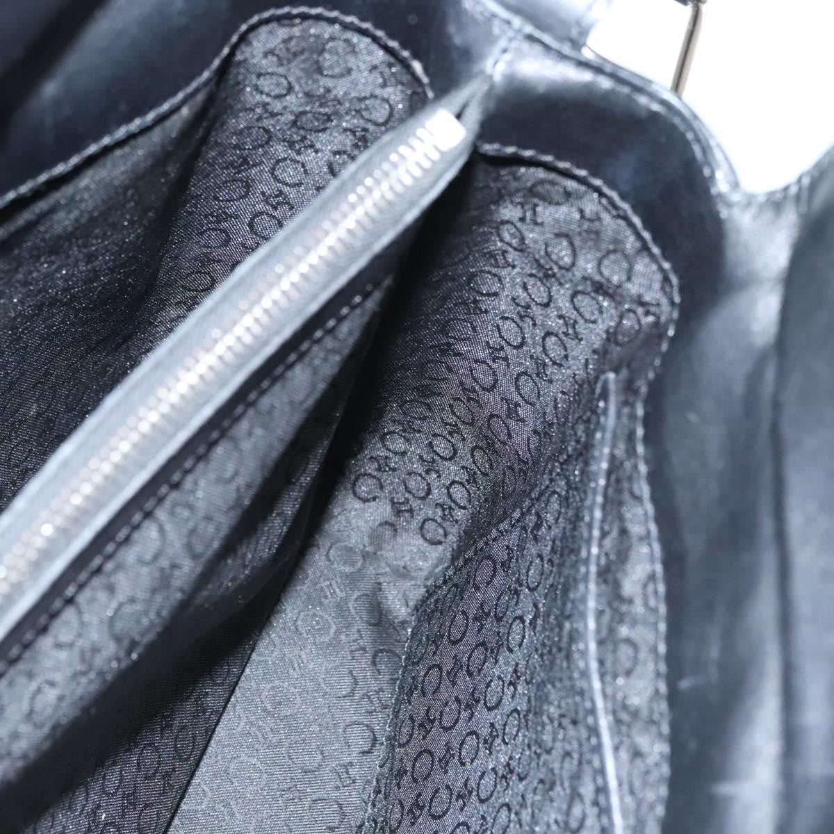 Celine C Macadam Handbag Canvas, BLACK, CANVAS, Handbag