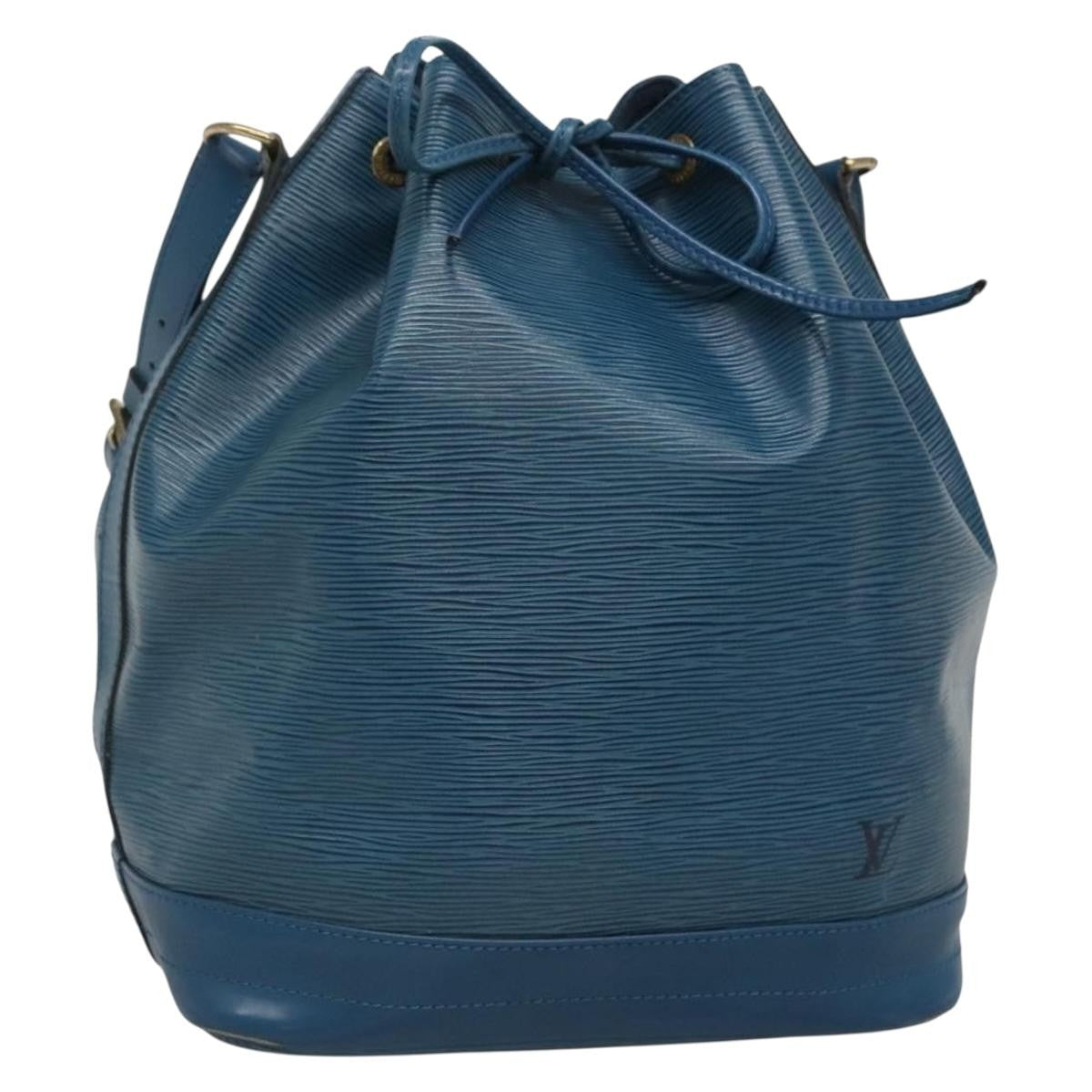 Louis Vuitton Noe Handbag Epi leather, BLUE, LEATHER, Handbag