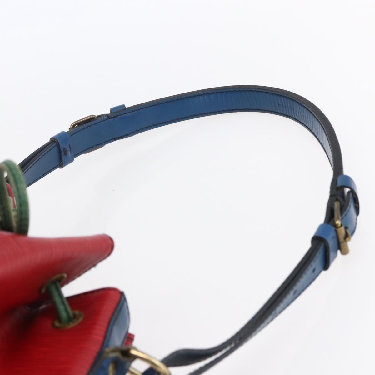 Louis Vuitton Tricolor Noe Handbag Epi Leather, RED, LEATHER, Shoulder bag
