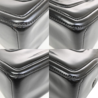 Celine Boogie Satchel Leather, BLACK, LEATHER, Tote bag