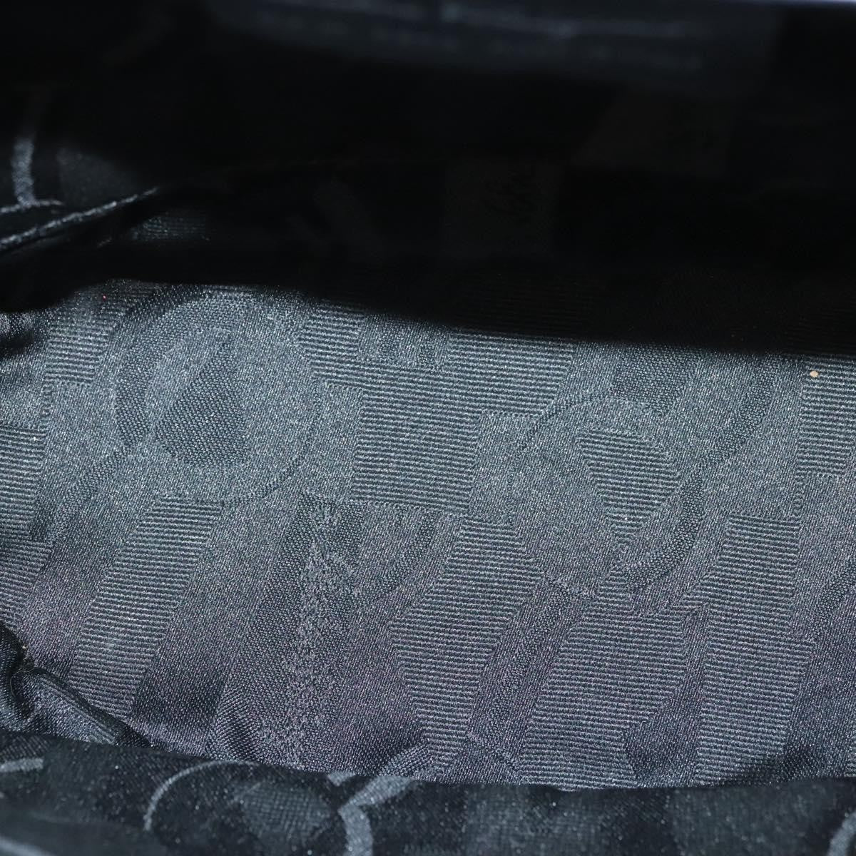 Salvatore Ferragamo Gancini Flap Drawstring Backpack Leather, BLACK, LEATHER, Backpack