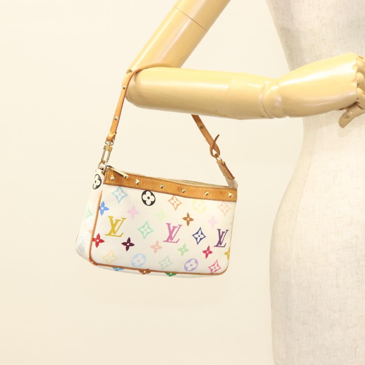 Louis Vuitton Pochette Accessoires Monogram Multicolor, MULTICOLOUR, CANVAS, Clutche & pouche