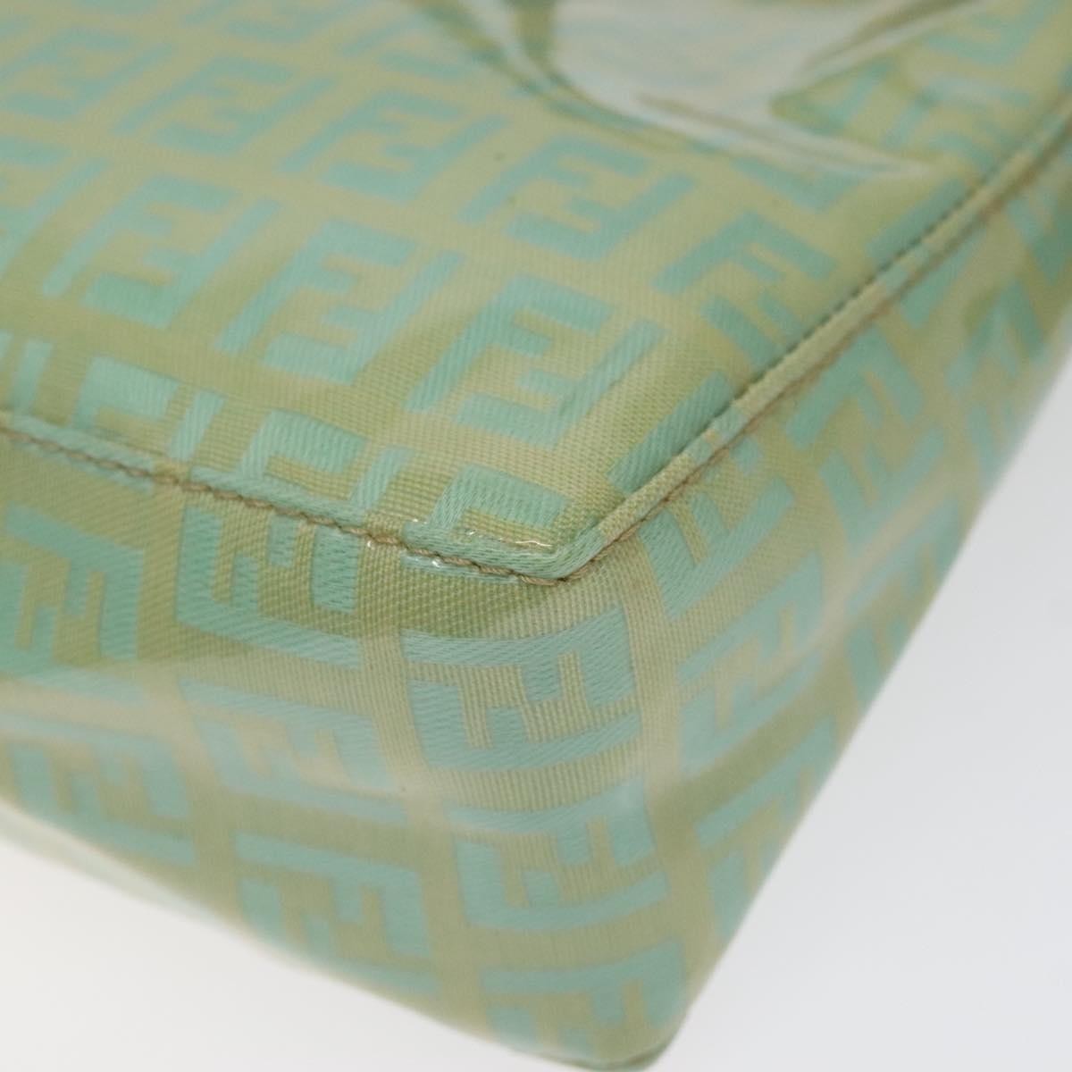 Fendi Vintage Belted Pochette Zucchino Canvas, GREEN, CANVAS, Clutche & pouche