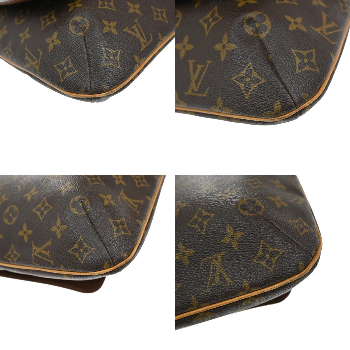 Louis Vuitton Musette Salsa Handbag Monogram Canvas, BROWN, LEATHER, Shoulder bag