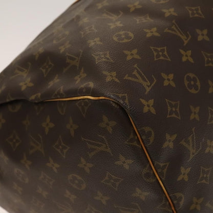 Louis Vuitton Keepall Bag Monogram Canvas, BROWN, CANVAS, Travel bag