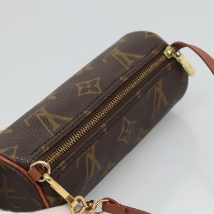 Louis Vuitton Papillon Pochette Monogram Canvas, BROWN, CANVAS, Clutche & pouche