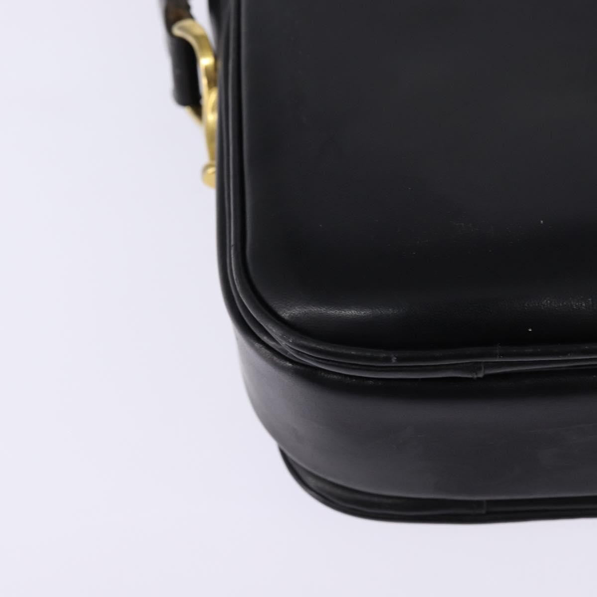 Celine Horse Carriage Shoulder bag Leather, BLACK, LEATHER, Shoulder bag