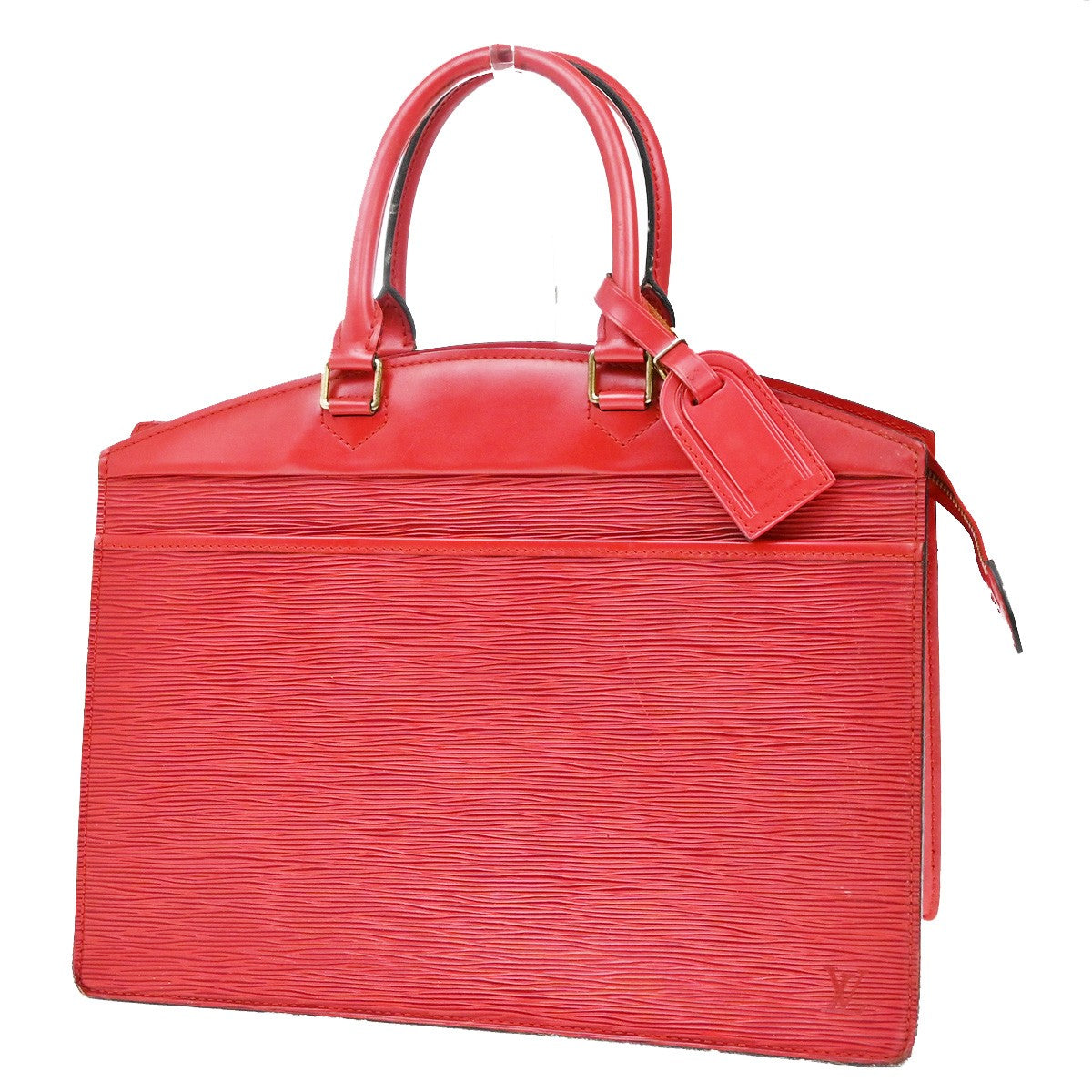 Louis Vuitton Riviera Handbag Epi Leather, RED, LEATHER, Handbag