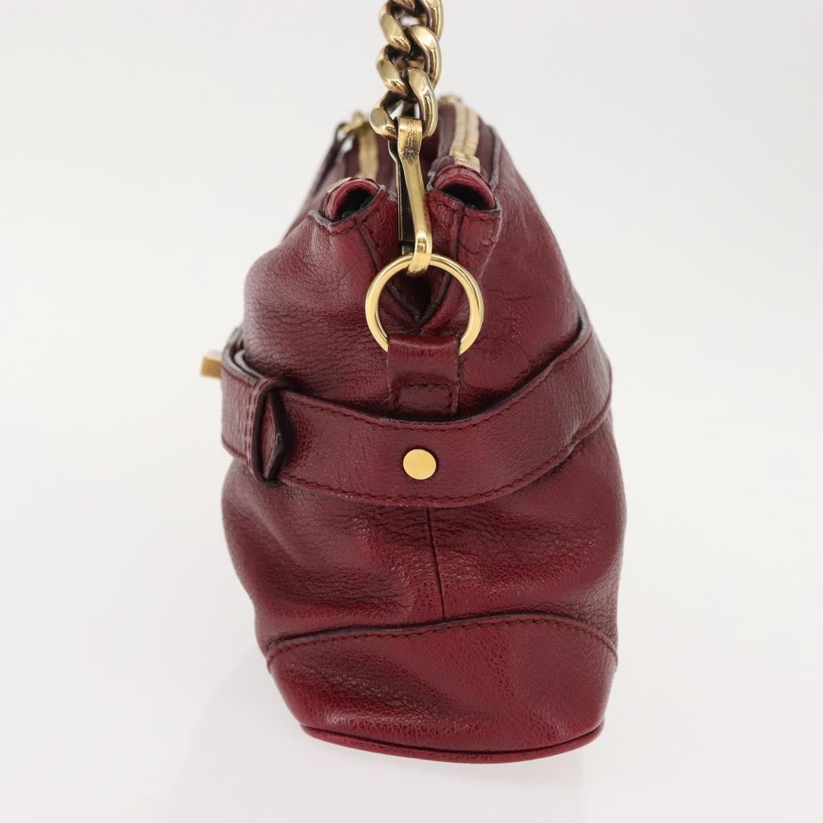 Burberry Shoulder Bag Leather, RED, LEATHER, Shoulder bag