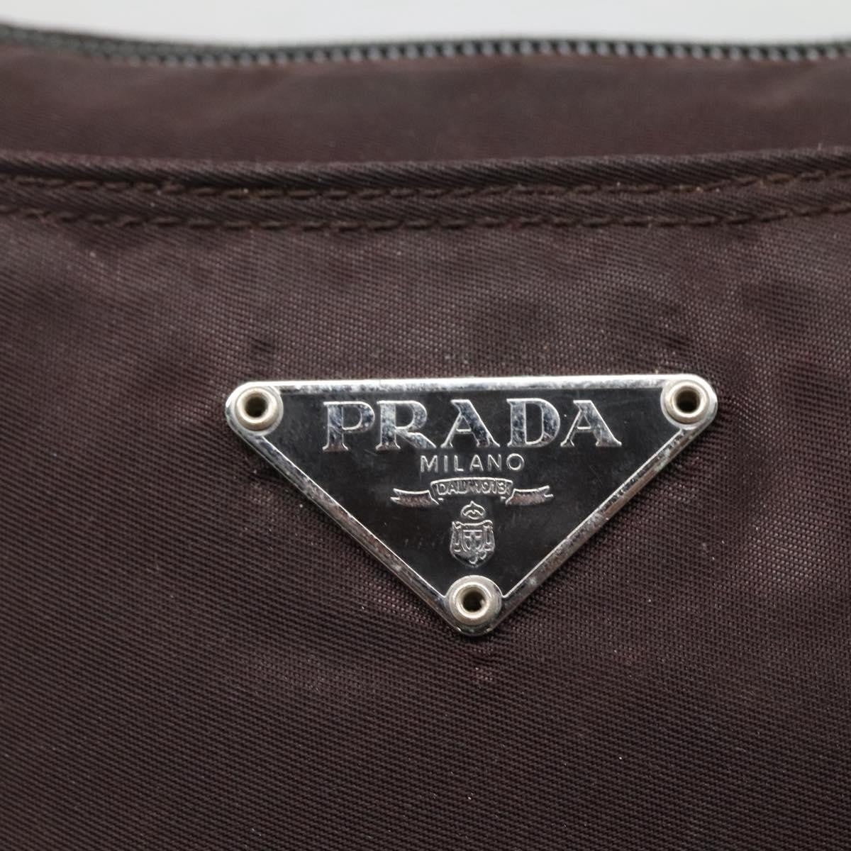 Prada Flat Messenger Bag Tessuto, BLACK, NYLON, Shoulder bag