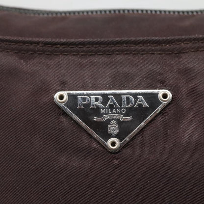 Prada Flat Messenger Bag Tessuto, BLACK, NYLON, Shoulder bag