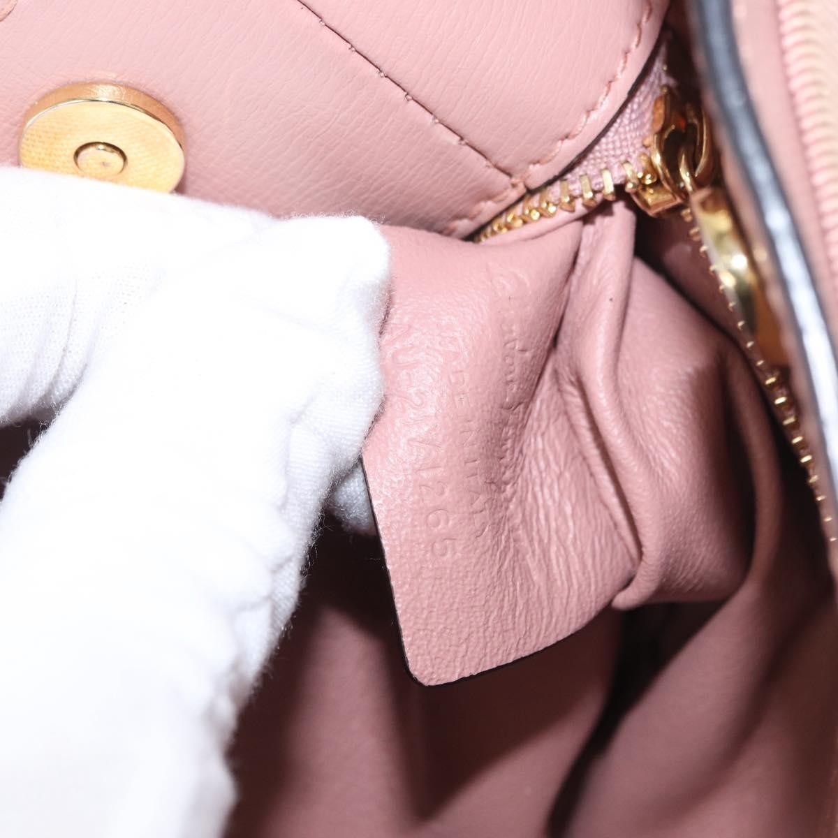 Salvatore Ferragamo Vala Shoulder Bag Leather, PINK, LEATHER, Shoulder bag